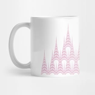 Chrysler Scrapers Pink White Mug